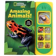 National Geographic Kids - Amazing Animals! 7-Button Animal Sound Book - nat geo - pi Kids (en Inglés)