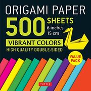 Origami Paper 500 Sheets (en Inglés)