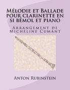 Melodie et Ballade pour clarinette en si bemol et piano (in French)