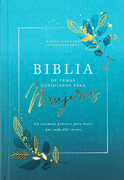 Biblia temas cotidianos para mujeres, Tapa dura, Turquesa (in Spanish)