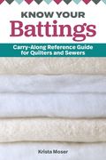 Know Your Battings: Carry-Along Reference Guide for Quilters and Sewers (en Inglés)