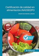 Certificación de Calidad en Alimentación. Inad002Po