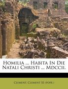 homilia ... habita in die natali christi ... mdccii. (en Inglés)