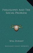 philosophy and the social problem (en Inglés)