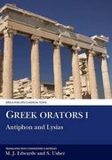 greek orators i: antiphon & lysias (en Inglés)