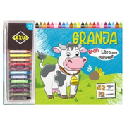 GRAN LIBRO PARA COLOREAR GRANJA