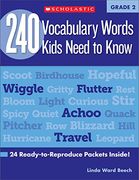 240 vocabulary words kids need to know
