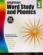 Spectrum Word Study and Phonics, Grade 3 (en Inglés)