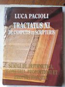 Luca Pacioli - Tractatus xi de Computis et Scripturis. (en Inglés)