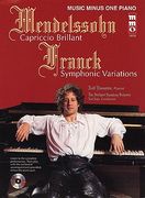 mendelssohn capriccio brilliant/franck variations symphoniques: piano [with cd (audio)] (en Inglés)