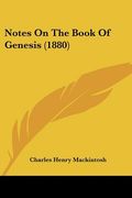 notes on the book of genesis (1880) (en Inglés)