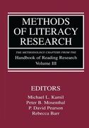 Methods of Literacy Research: The Methodology Chapters from the Handbook of Reading Research, Volume III