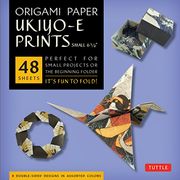 origami paper floating world ukiyo-e small 6 3/4