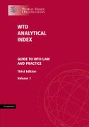 Wto Analytical Index - Cambridge University Press (COR) - Cambridge Univ Pr