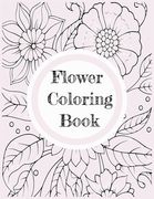 flower coloring book