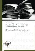 L'Universite Dans La Societe Vietnamienne Actuelle