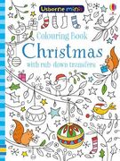Colouring Book Christmas With Rub-Down Transfers (Usborne Minis) (en Inglés)