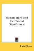 human traits and their social significance (en Inglés)