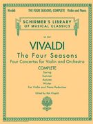 Antonio Vivaldi: The Four Seasons - Complete Edition: For Violin and Piano Reduction (en Inglés)