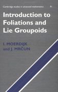 Introduction to Foliations and lie Groupoids Hardback (Cambridge Studies in Advanced Mathematics) (en Inglés)