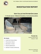 Investigation Report: Vent Collection System Explosion (en Inglés)