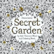 Secret Garden: An Inky Treasure Hunt and Coloring Book (en Inglés)