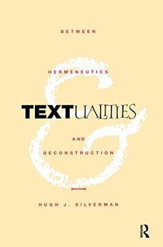 portada Textualities: Between Hermeneutics and Deconstruction (en Inglés)