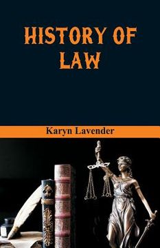 portada History of Law (en Inglés)