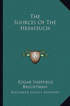 portada the sources of the hexateuch (en Inglés)