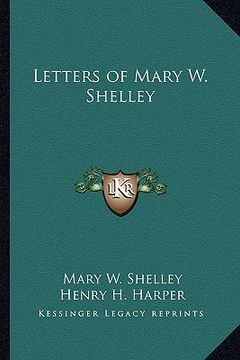 portada letters of mary w. shelley