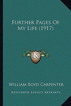 portada further pages of my life (1917)