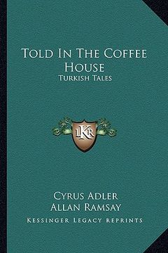 portada told in the coffee house: turkish tales