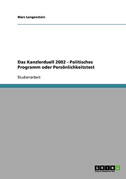portada Das Kanzlerduell 2002 - Politisches Programm oder Persönlichkeitstest (German Edition)