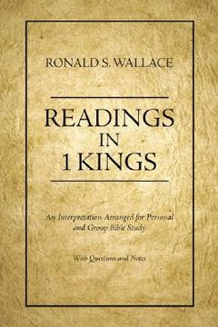 portada readings in 1 kings (en Inglés)