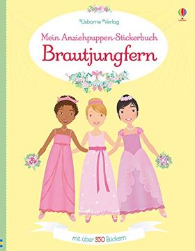 portada Mein Anziehpuppen-Stickerbuch: Brautjungfern (en Alemán)