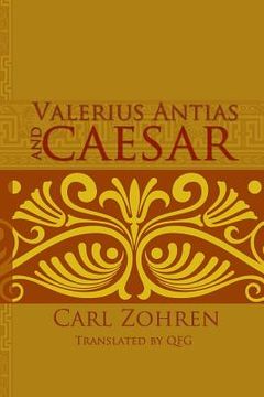 portada Valerius Antias and Caesar: Dissertation (en Inglés)