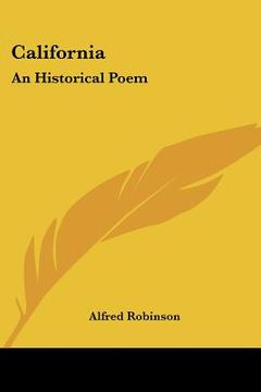 portada california: an historical poem (en Inglés)