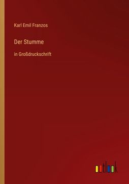portada Der Stumme: in Großdruckschrift (in German)