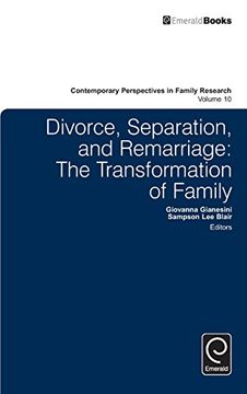 portada Divorce, Separation, and Remarriage: The Transformation of Family (Contemporary Perspectives in Family Research)