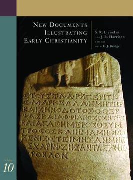 portada new documents illustrating early christianity: volume 10: greek and other inscriptions and papyri published 1988-1992 (en Inglés)