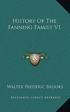 portada history of the fanning family v1 (en Inglés)