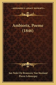 portada Ambiorix, Poeme (1846)