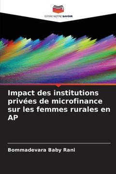 portada Impact des institutions privées de microfinance sur les femmes rurales en AP (in French)