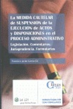 portada medida cautelar de suspension de la ejecucion de actos y disposiciones en el (in Spanish)