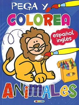 portada Pega y Colorea Animales