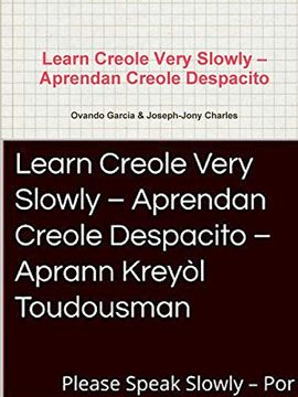 portada Learn Creole Very Slowly - Aprendan Creole Despacito