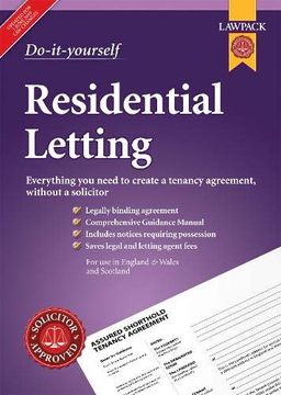 portada Do-It-Yourself Residential Letting: Everything you Need to Create a Tenancy Agreement, Without a Solicitor (en Inglés)