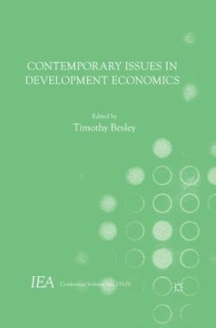 portada Contemporary Issues in Development Economics (International Economic Association Series) 