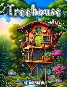 portada Treehouse Coloring Book (in English)