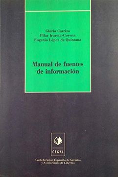 portada Manual de Fuentes de Informacion (in Spanish)